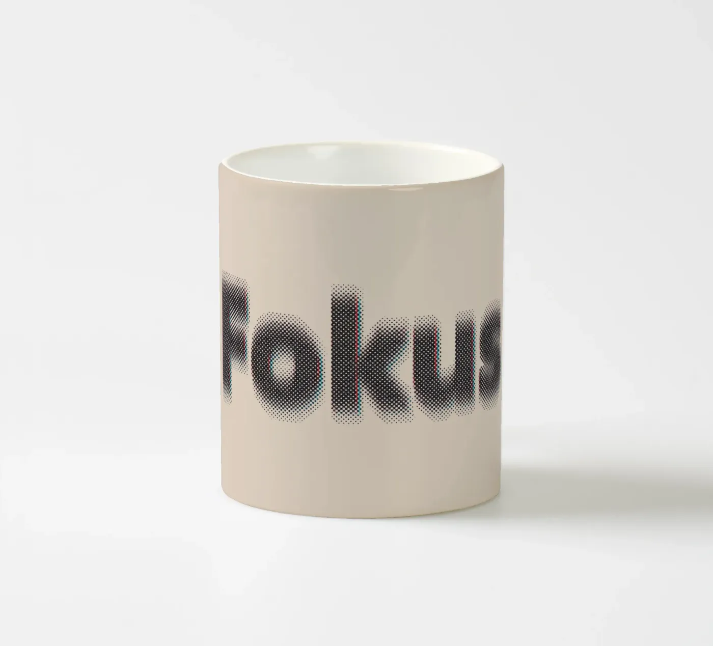 Focus tazza in ceramica da Gunawan Rb