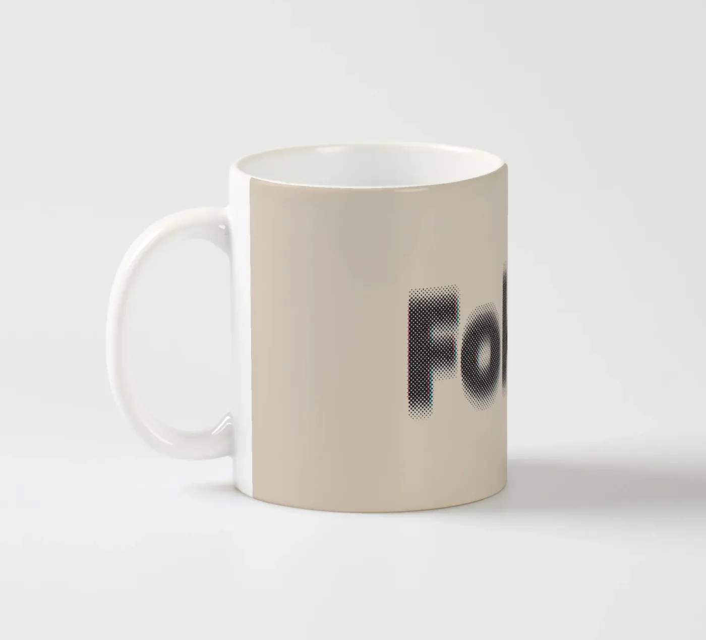 Focus tazza in ceramica da Gunawan Rb