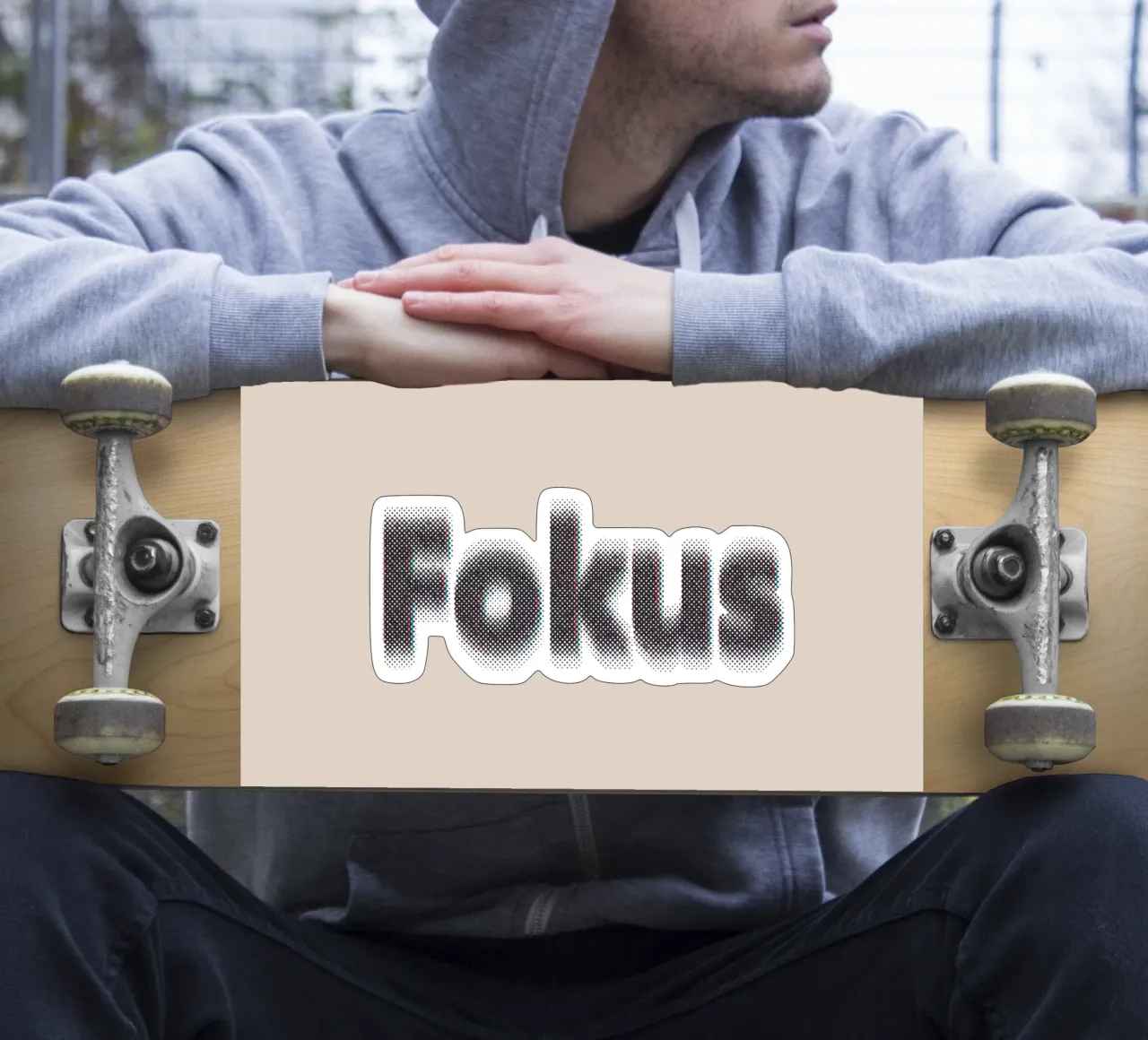 Focus sticker van Gunawan Rb