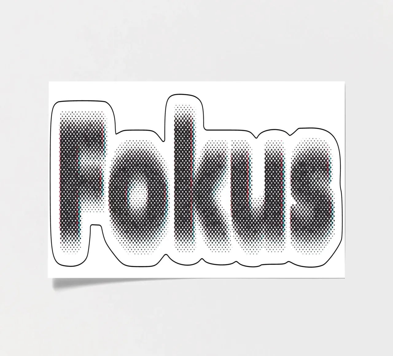 Focus sticker sheet by Gunawan Rb