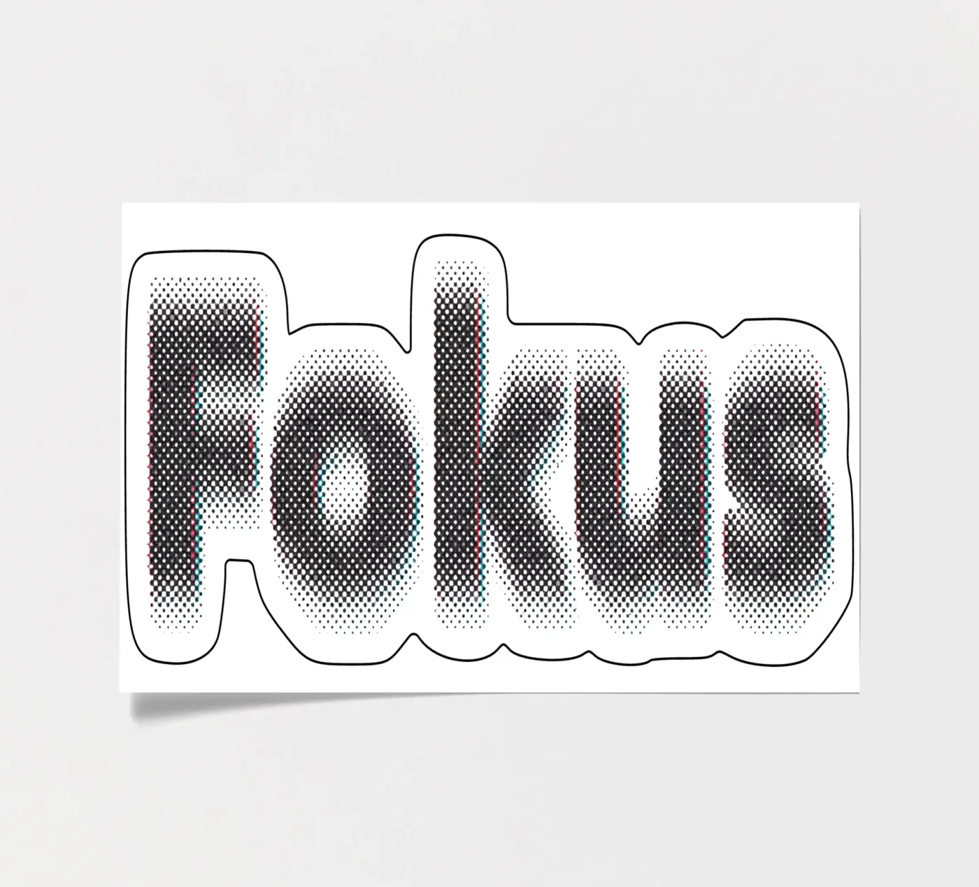 Focus stickervel van Gunawan Rb