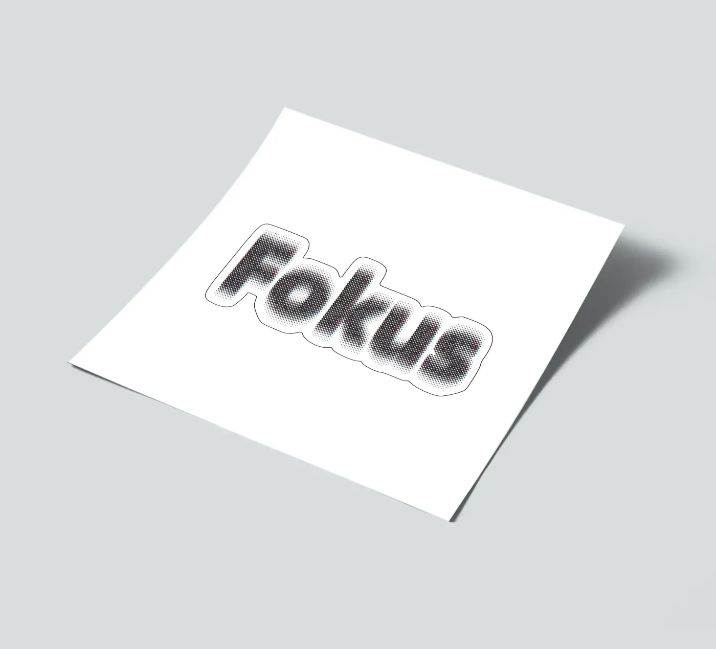 Focus stickervel van Gunawan Rb