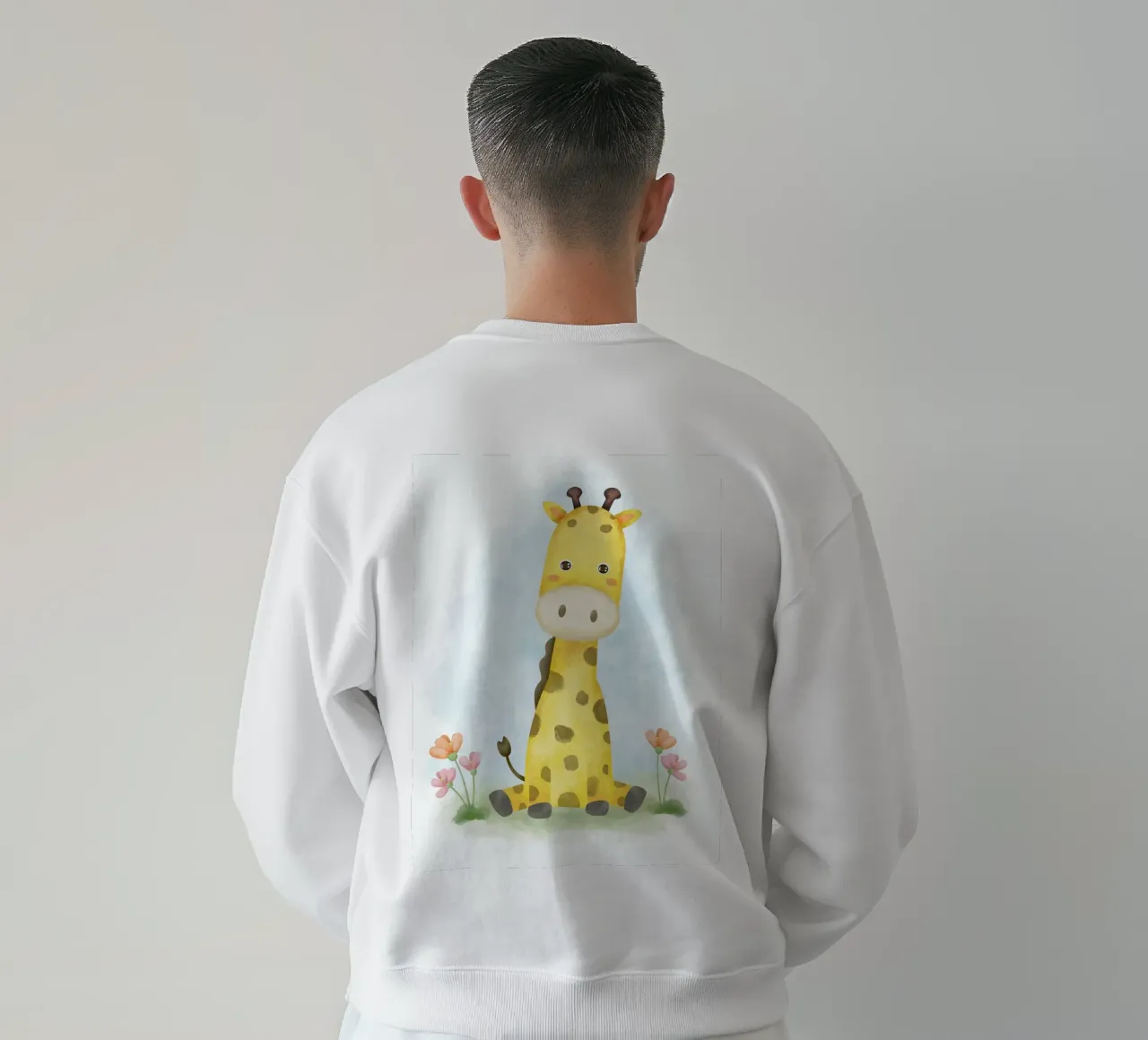 cucciolo di giraffa felpa da 🐹 BABY ART PRINTS