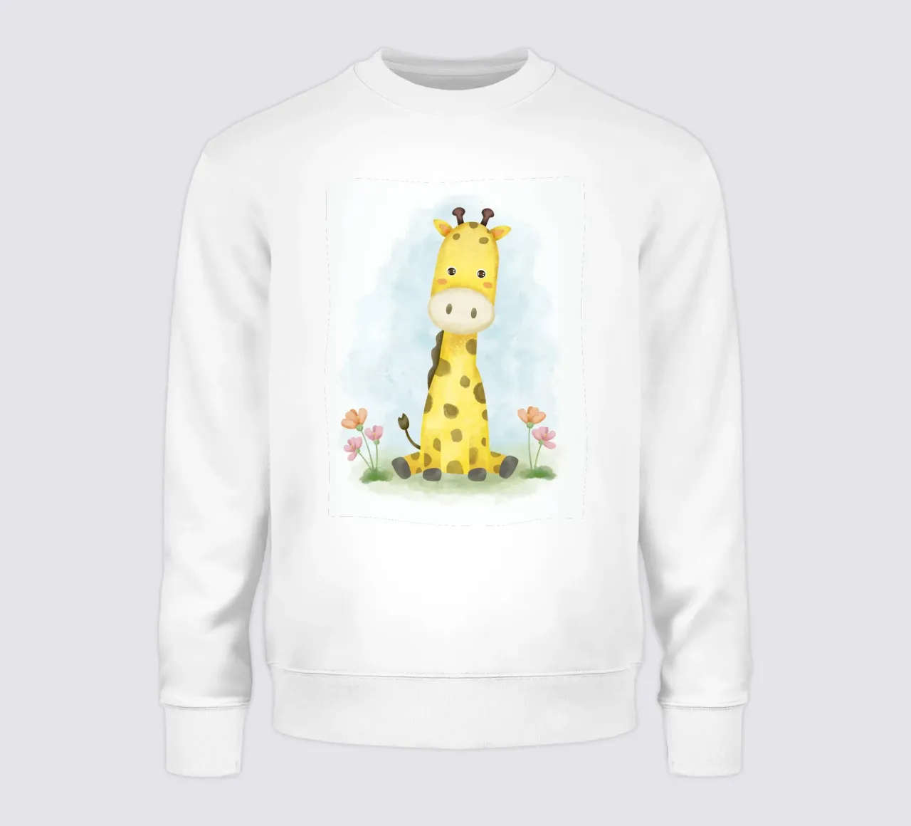 cucciolo di giraffa felpa da 🐹 BABY ART PRINTS