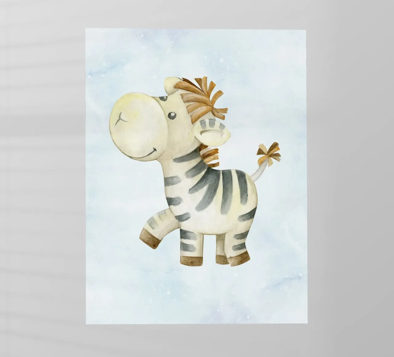 bambino zebra pellicola backlit da 🐹 BABY ART PRINTS