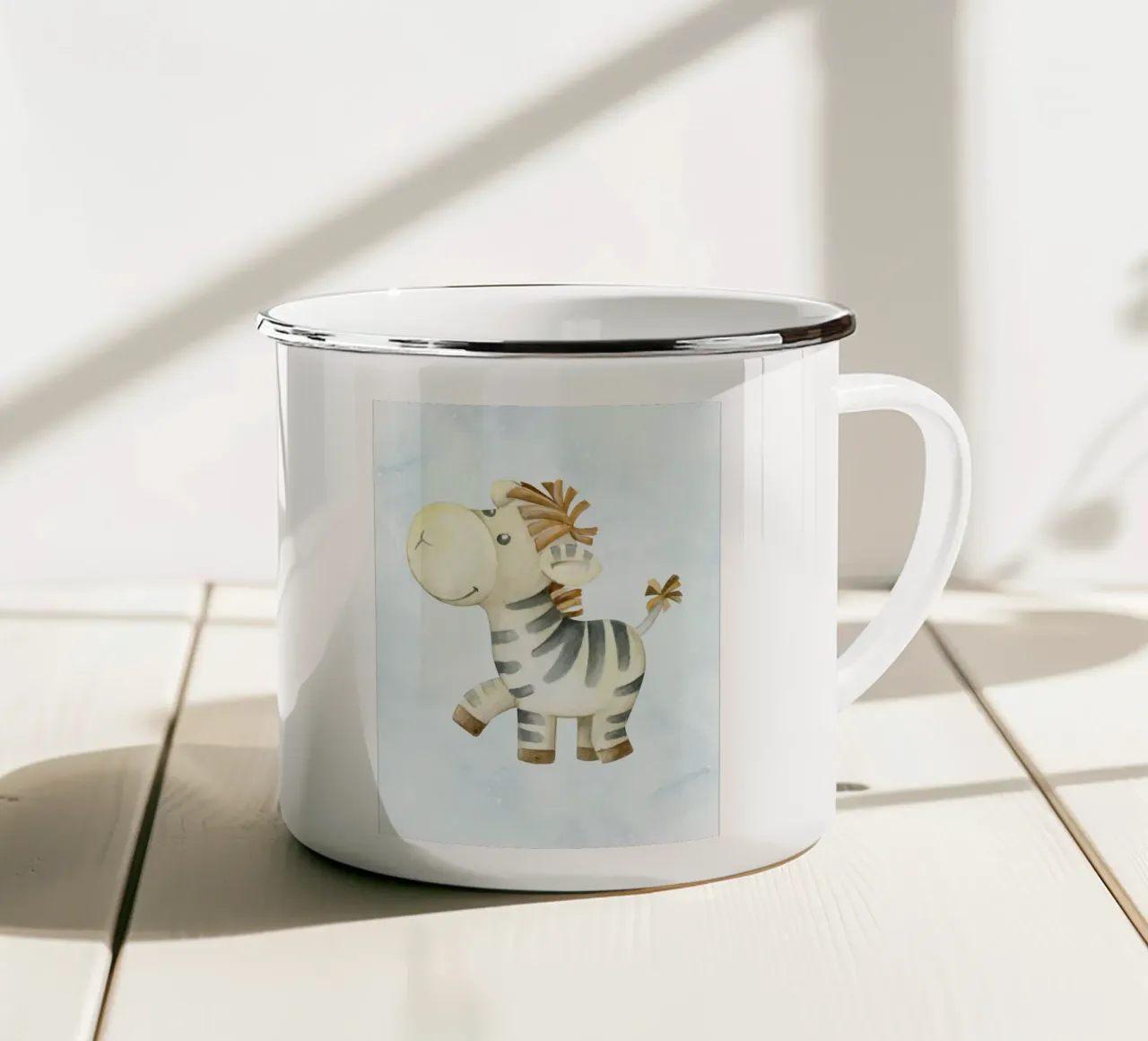 bambino zebra tazza in smalto da 🐹 BABY ART PRINTS