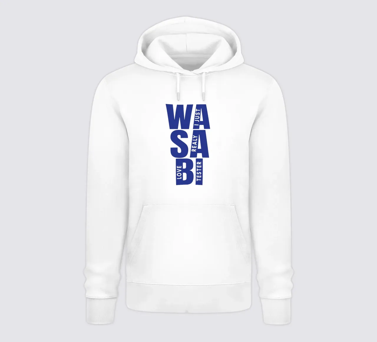 Amo davvero il Tester Wasabi felpa con cappuccio da Gunawan Rb