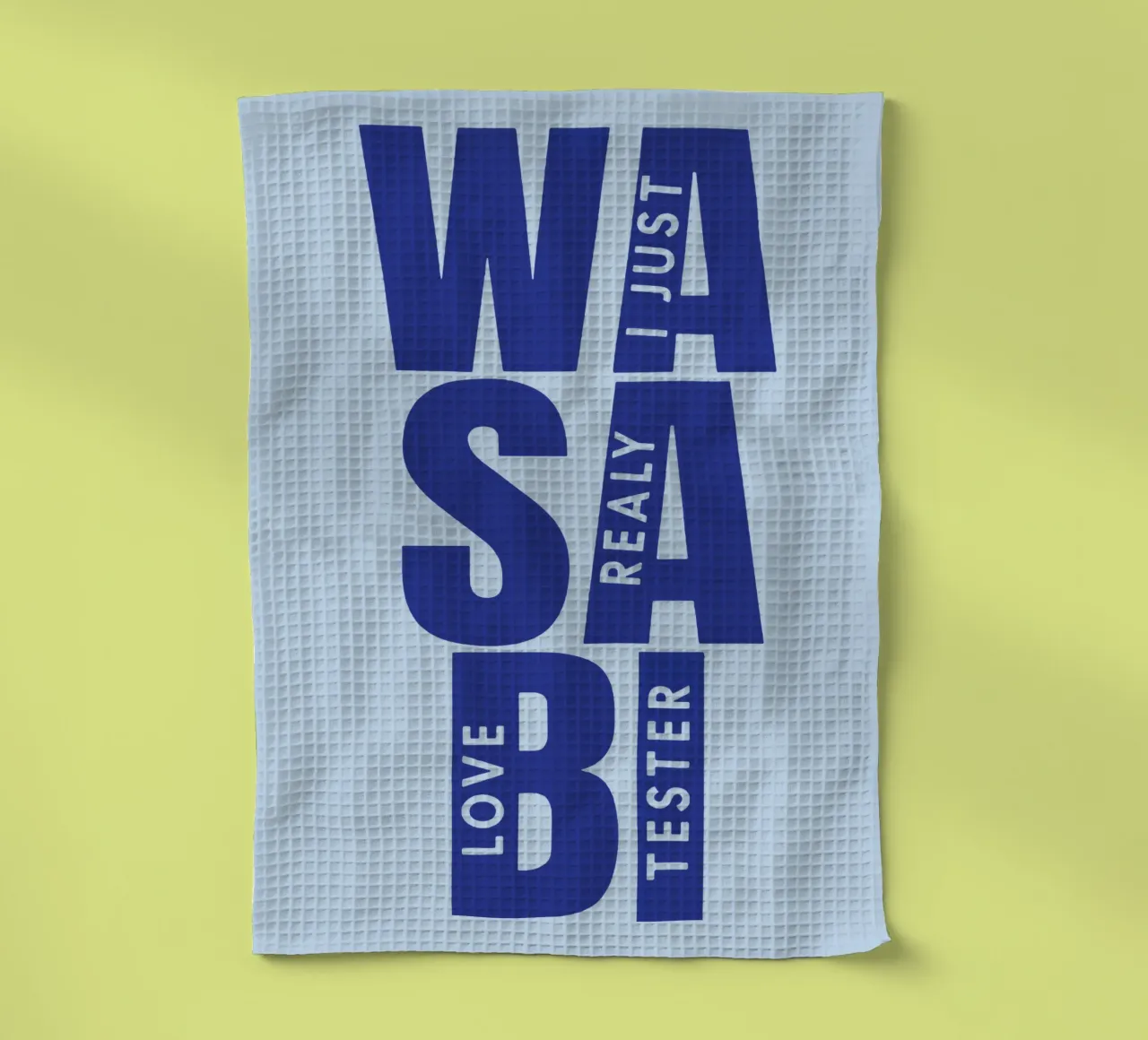 Amo davvero il Tester Wasabi canovaccio da cucina da Gunawan Rb