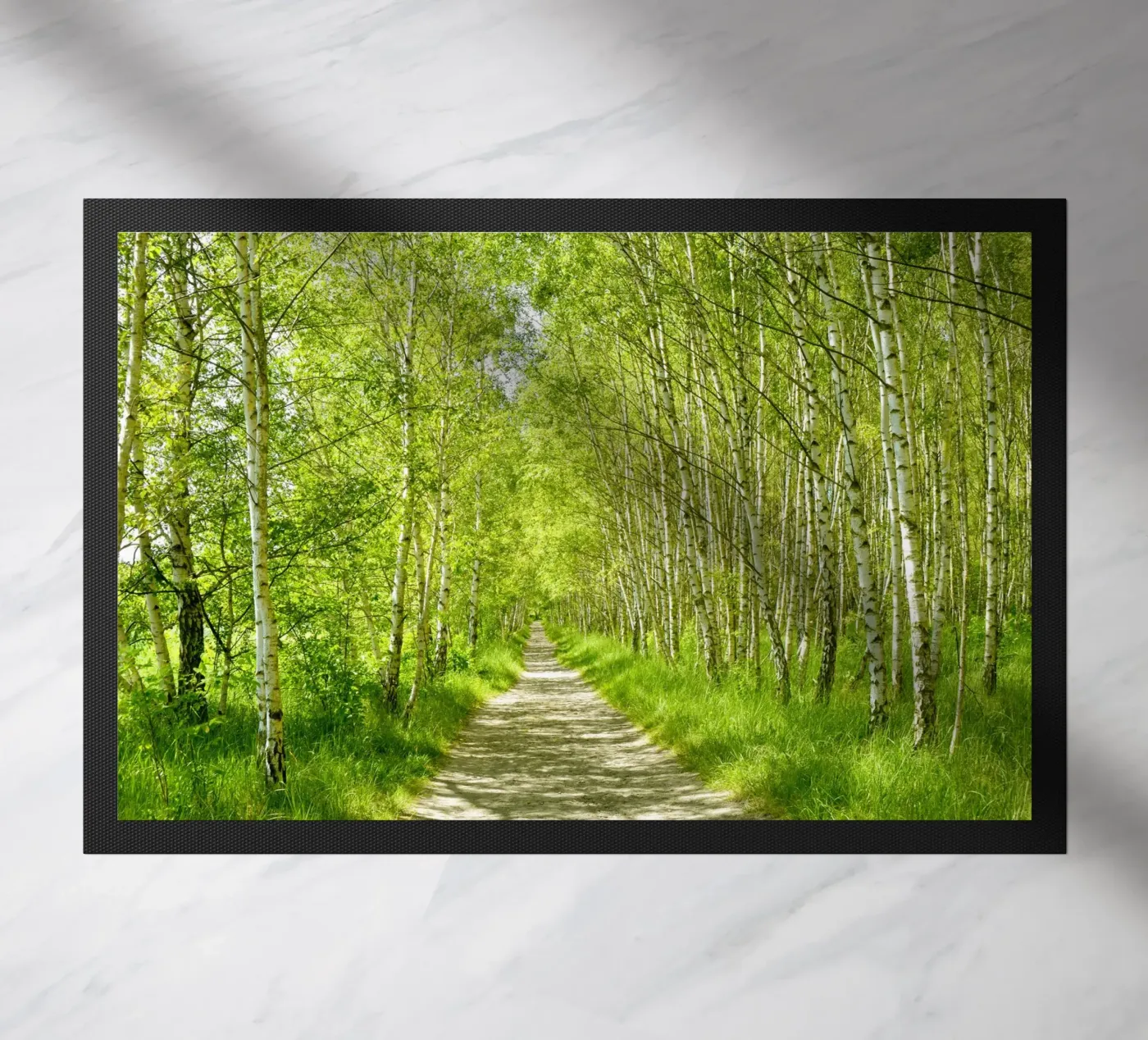 Birch forest doormat by Atteloi