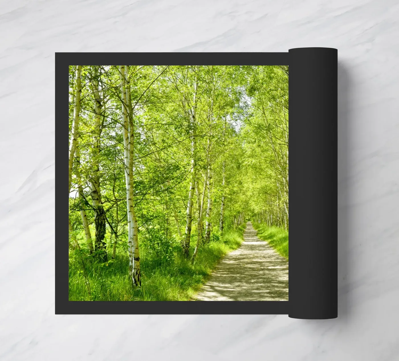 Birch forest doormat by Atteloi