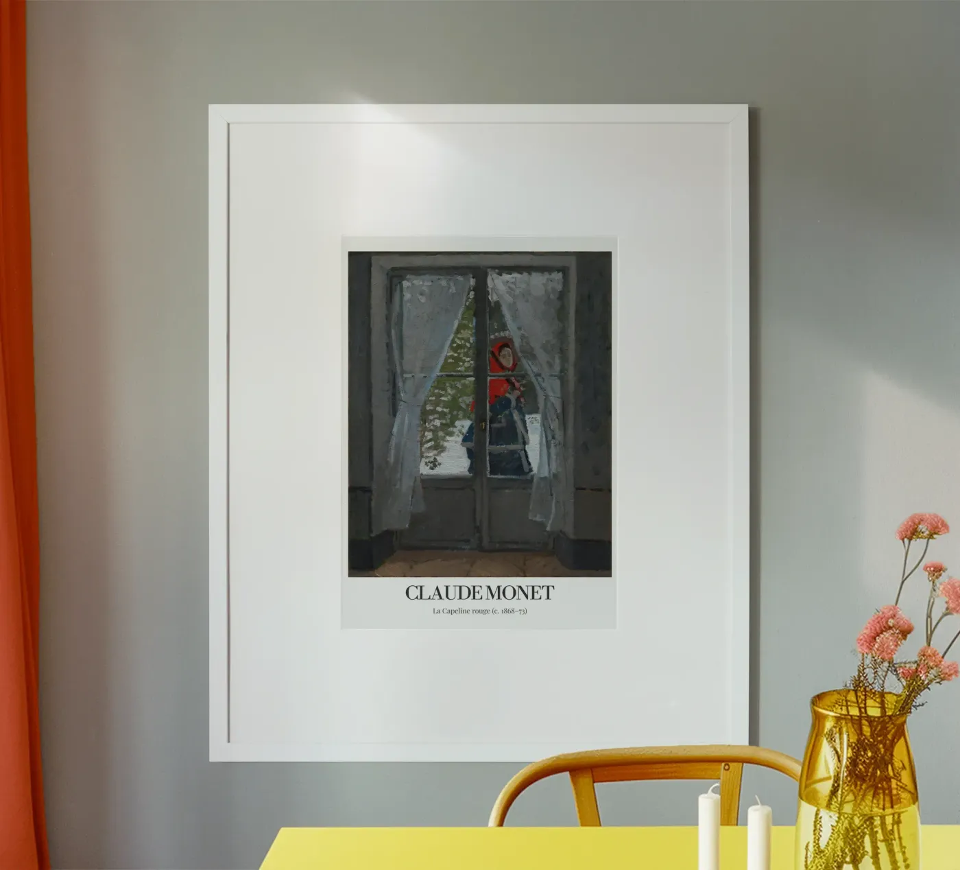 Poster Claude Monet poster by the red studio