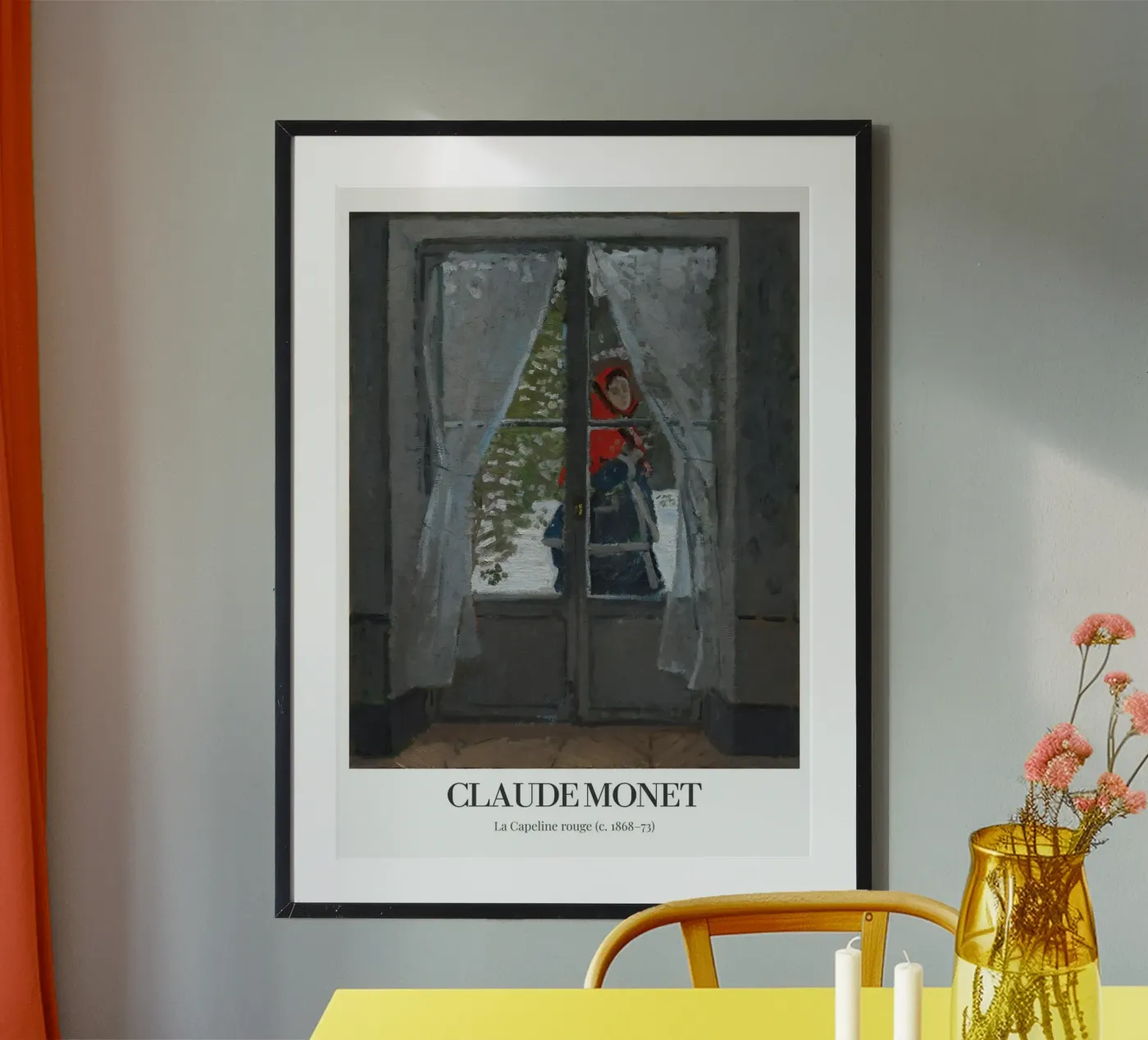 Poster Claude Monet poster by the red studio