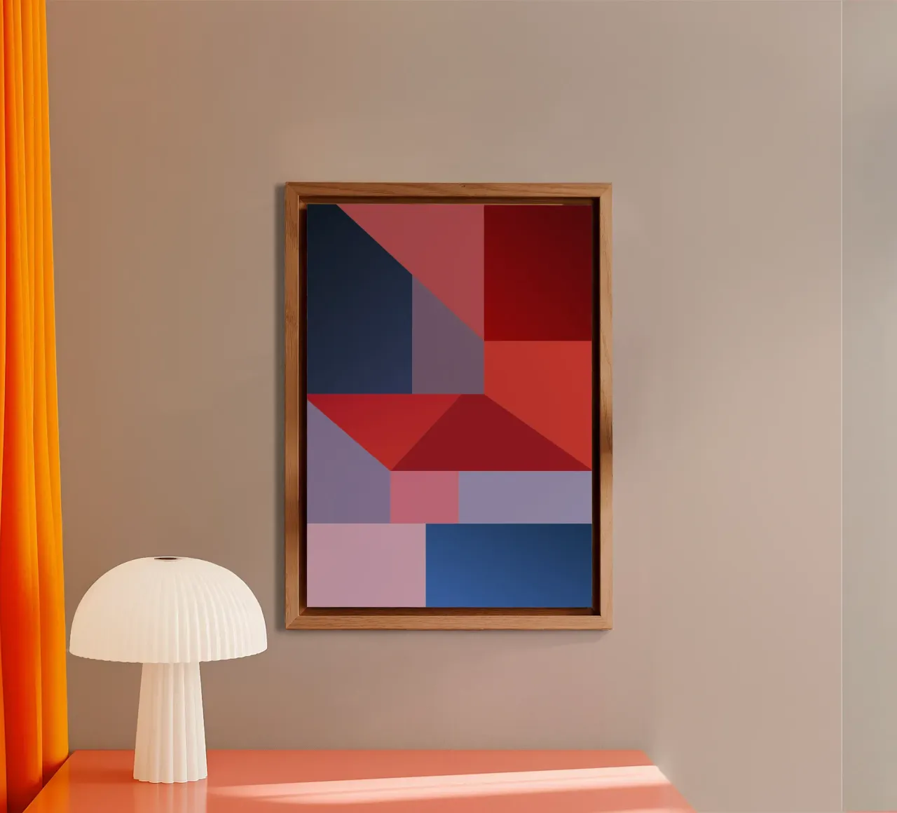 Chromatic Geometry #1 alluminio dibond da My Tiny Home