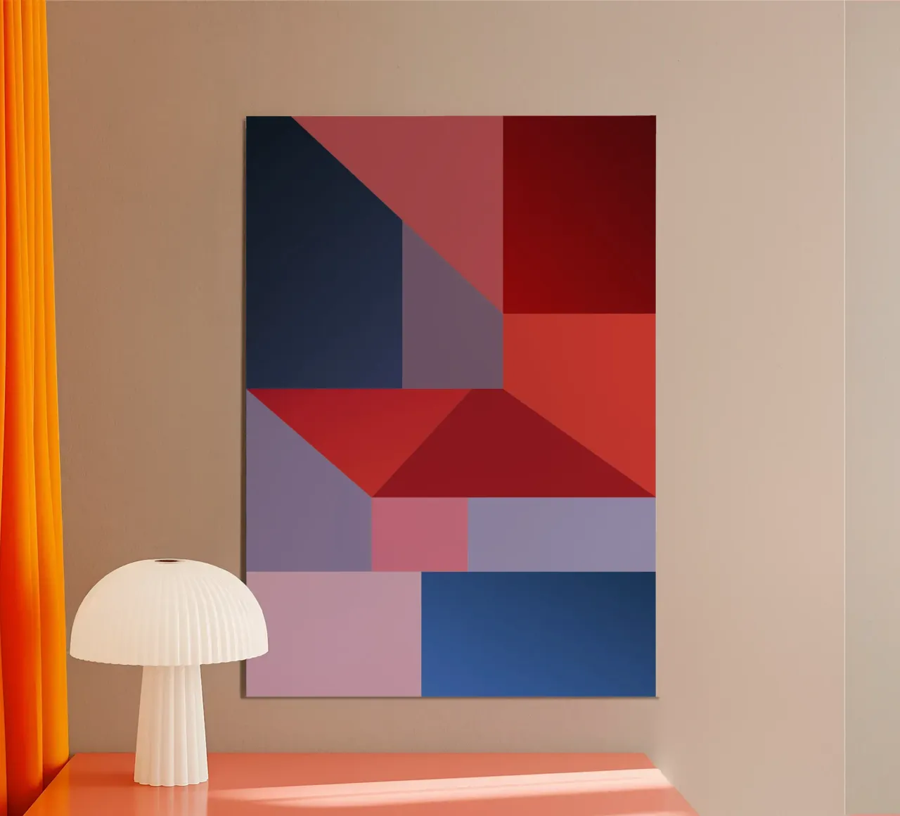 Chromatic Geometry #1 alluminio dibond da My Tiny Home