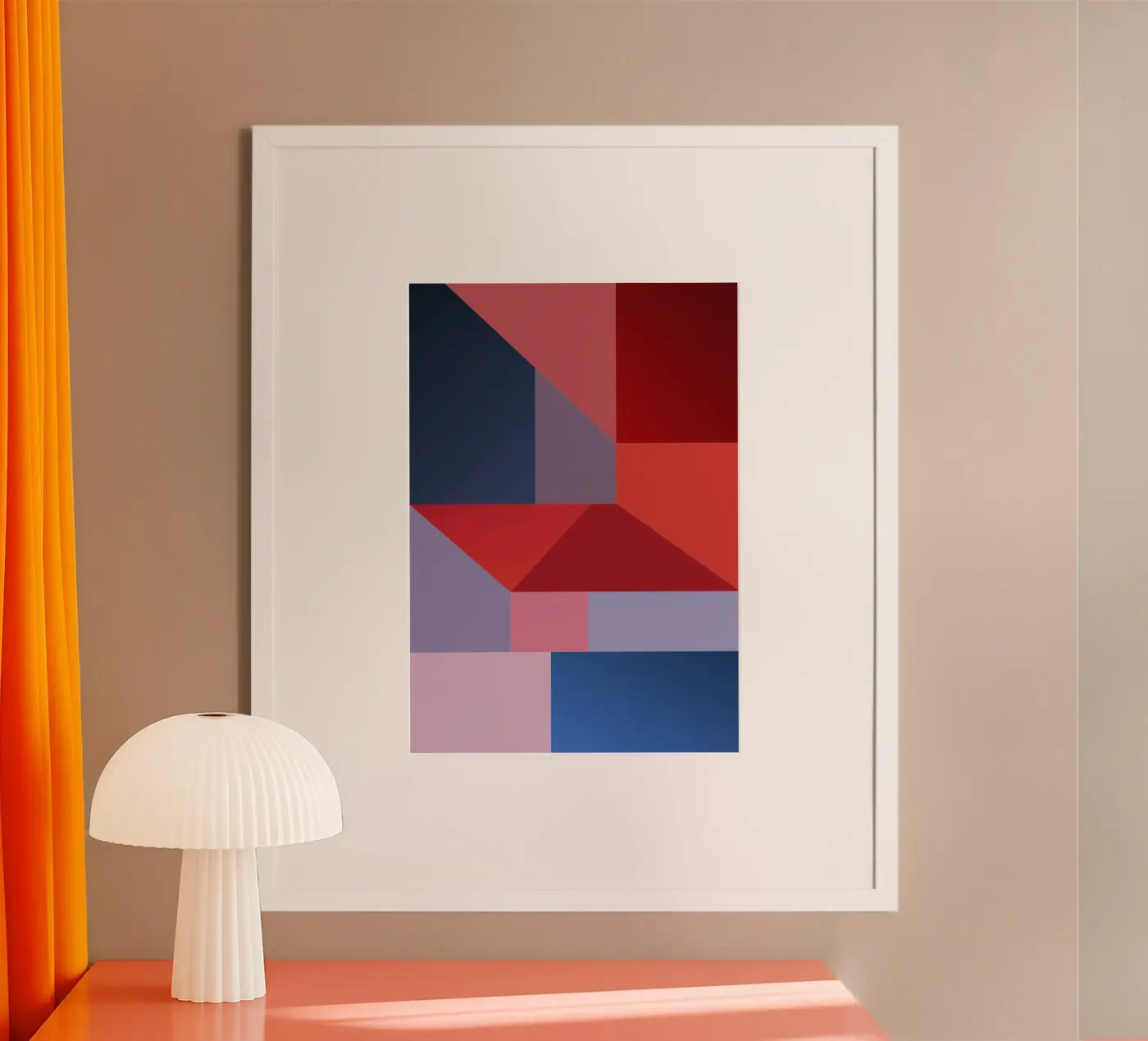 Chromatic Geometry #1 Poster von My Tiny Home