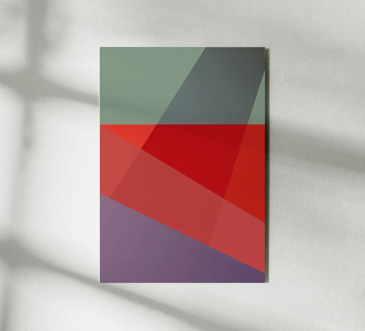 Chromatic Geometry #2 alluminio dibond da My Tiny Home