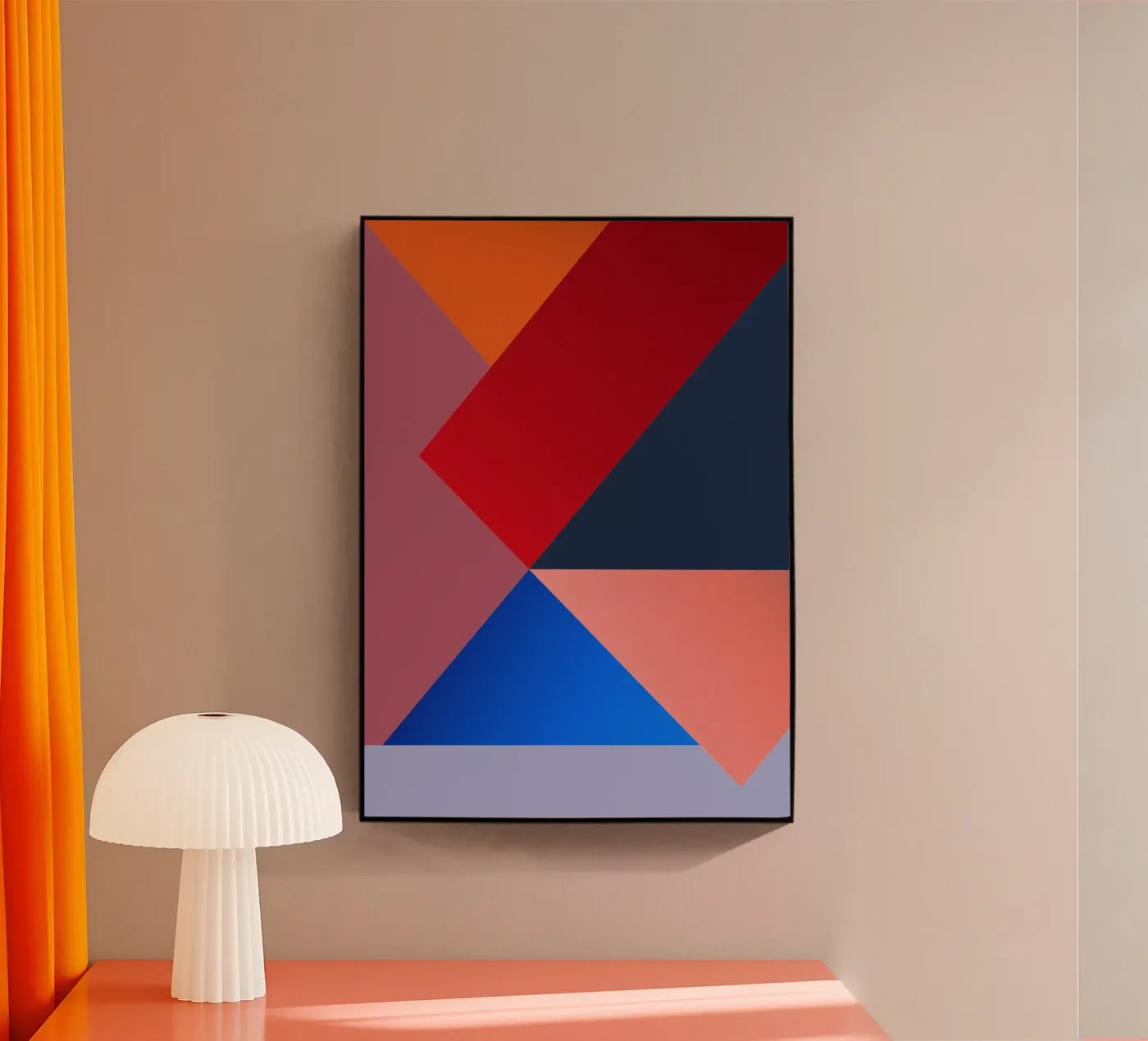 Chromatic Geometry #3 plexiglas de My Tiny Home