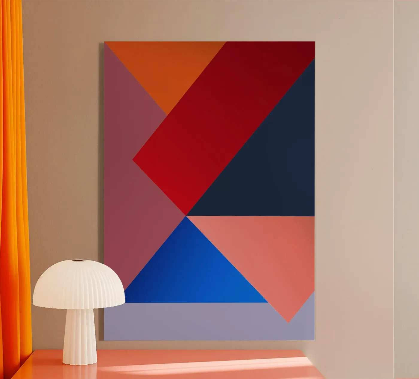 Chromatic Geometry #3 plexiglas de My Tiny Home