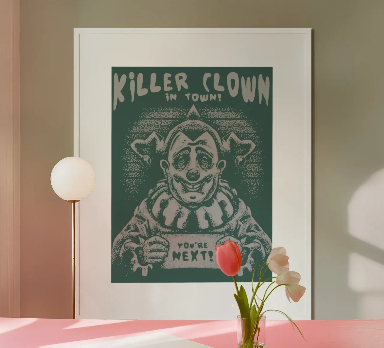 Clown assassino in città carta hahnemühle da Gunawan Rb