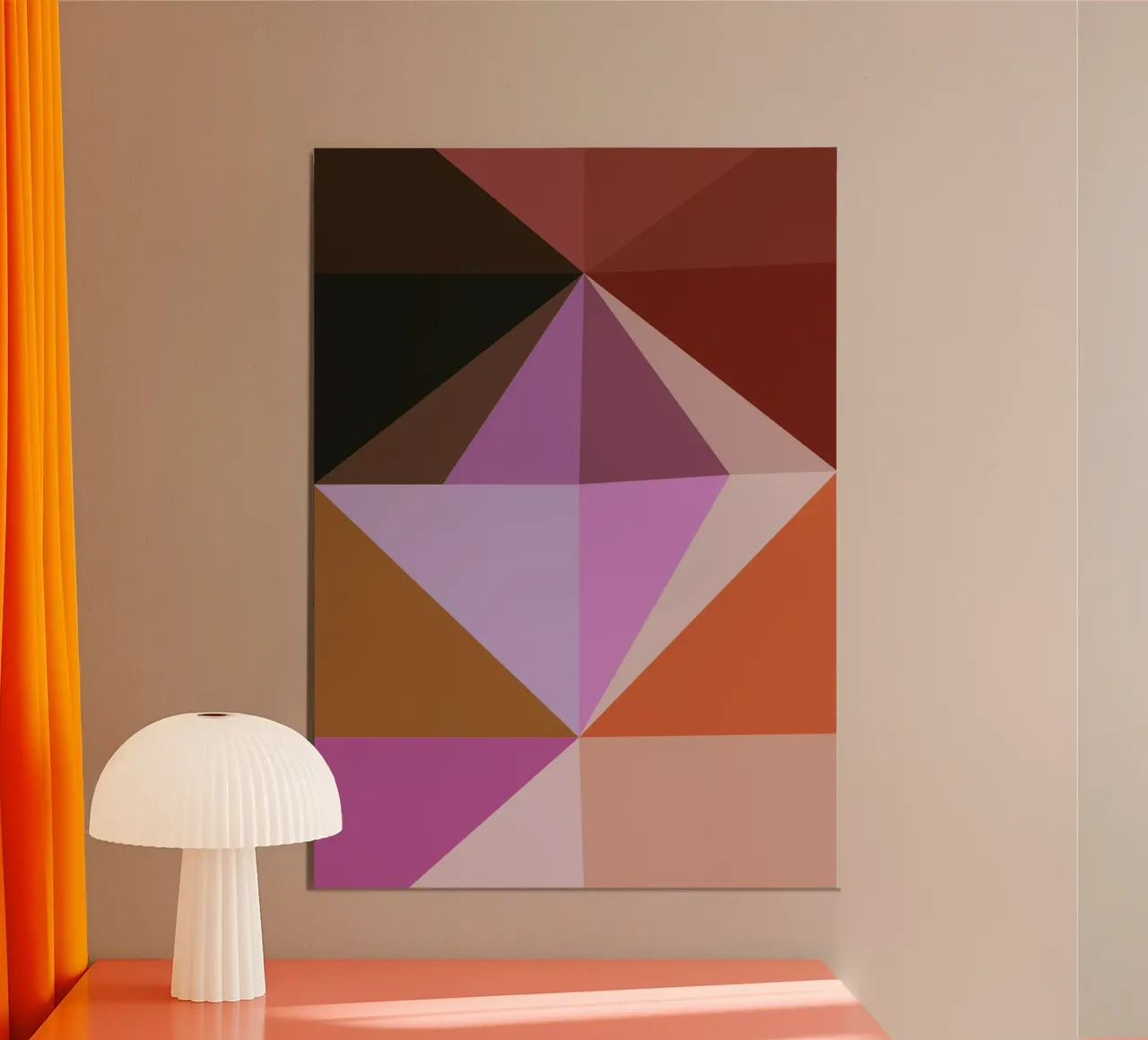 Geometric Diamond #1 Poster von My Tiny Home