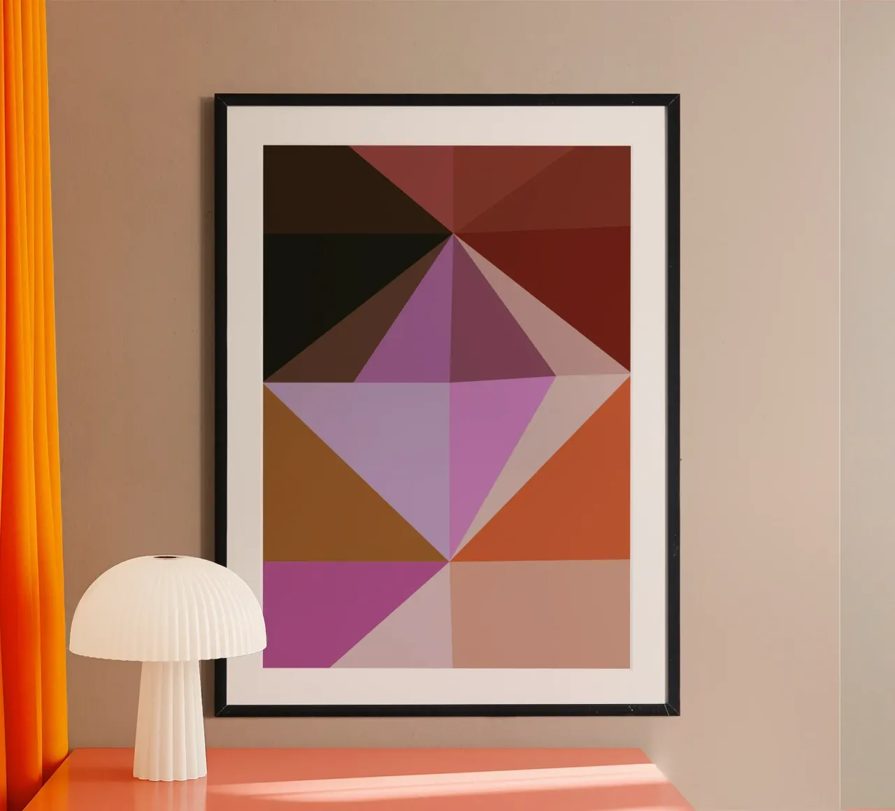 Geometric Diamond #1 Poster von My Tiny Home