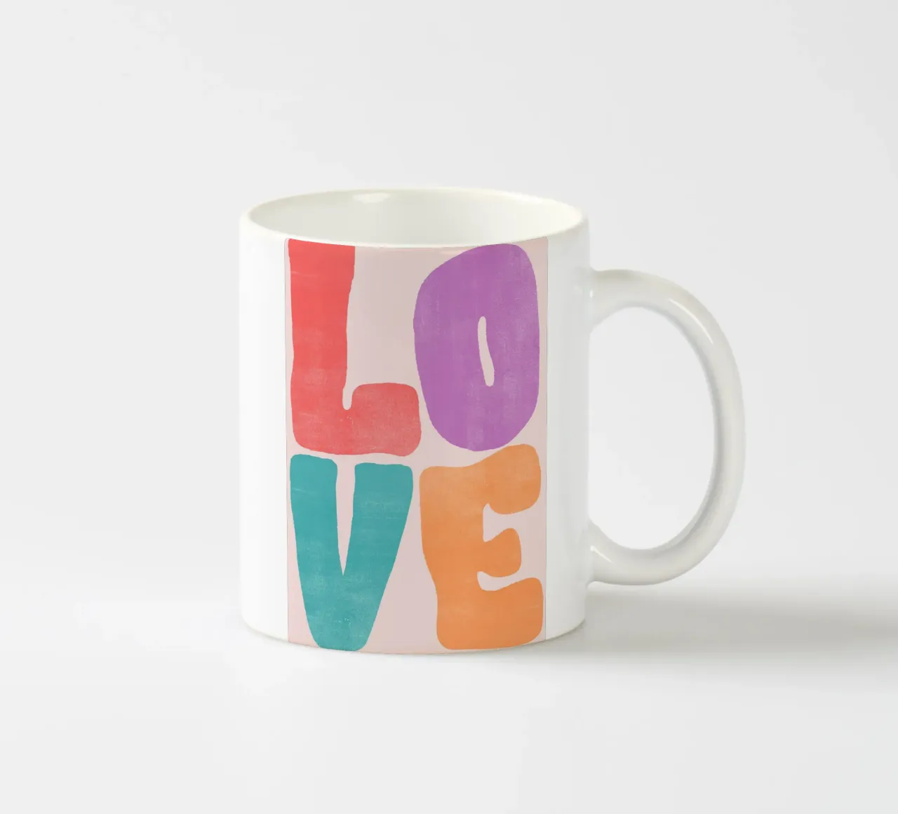 Bunte Liebe tazza in ceramica da Tabea Jule
