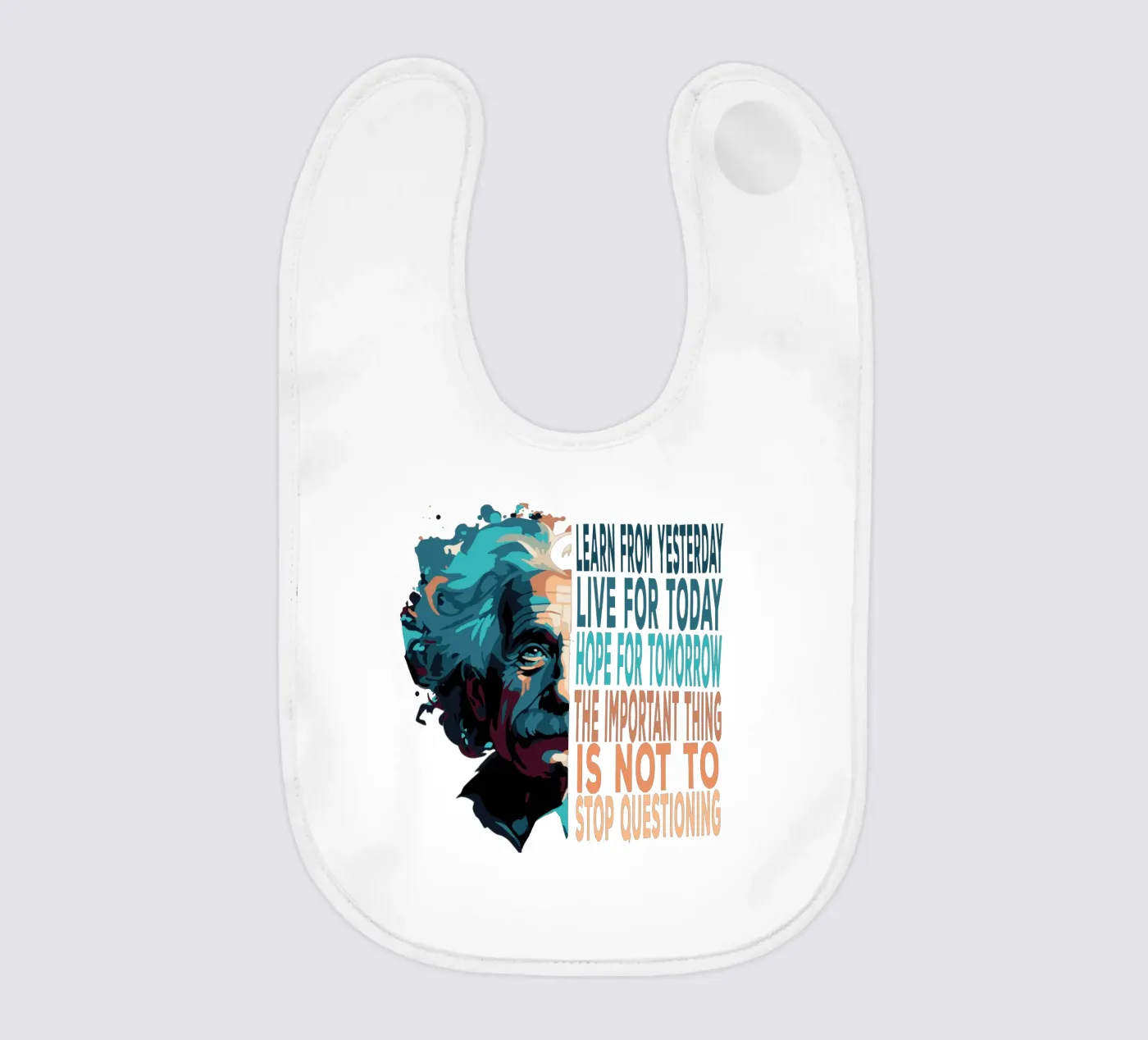 Albert Einstein Quote Babylätzchen von Gunawan Rb