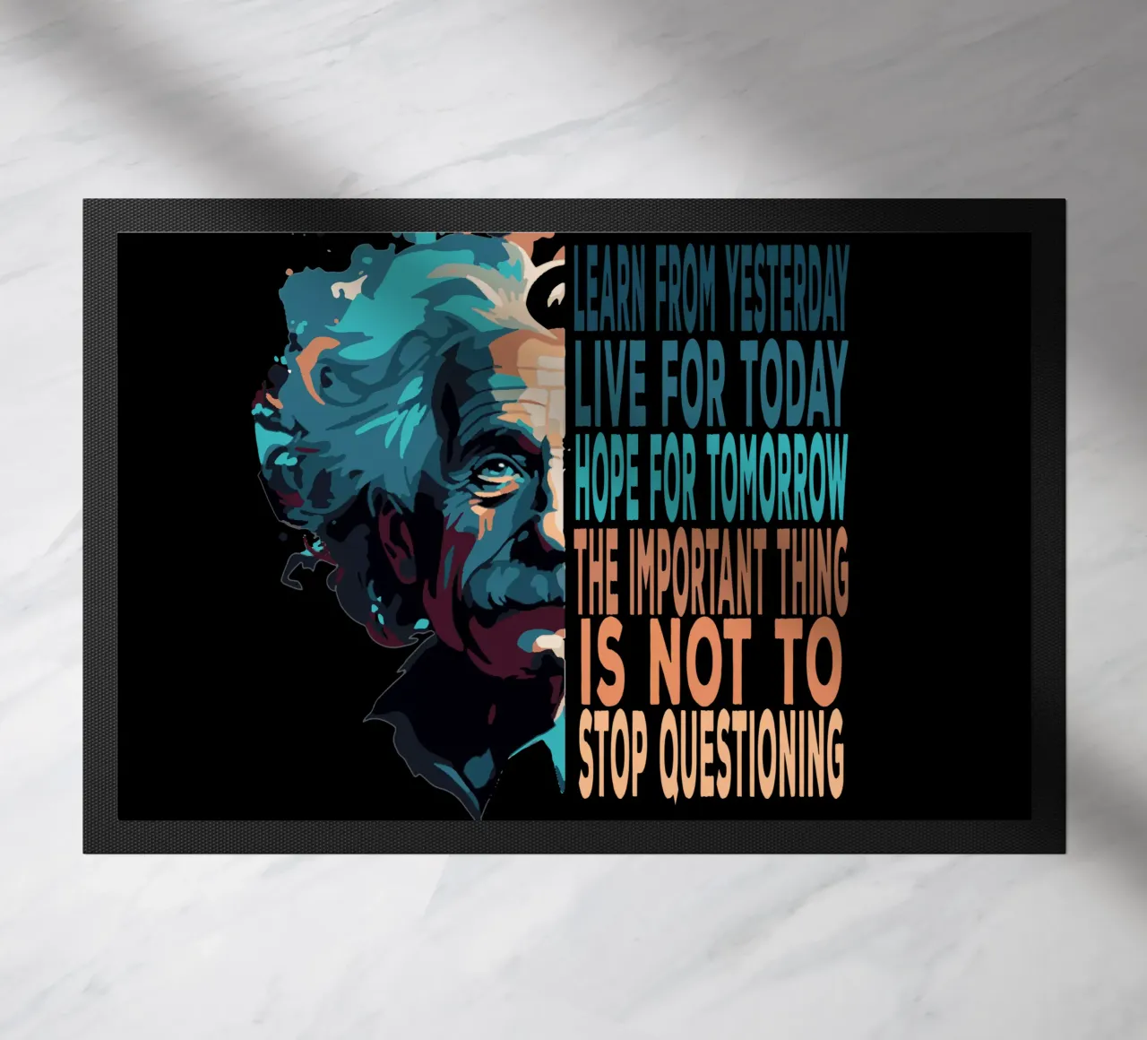 Albert Einstein Citazione zerbino da Gunawan Rb