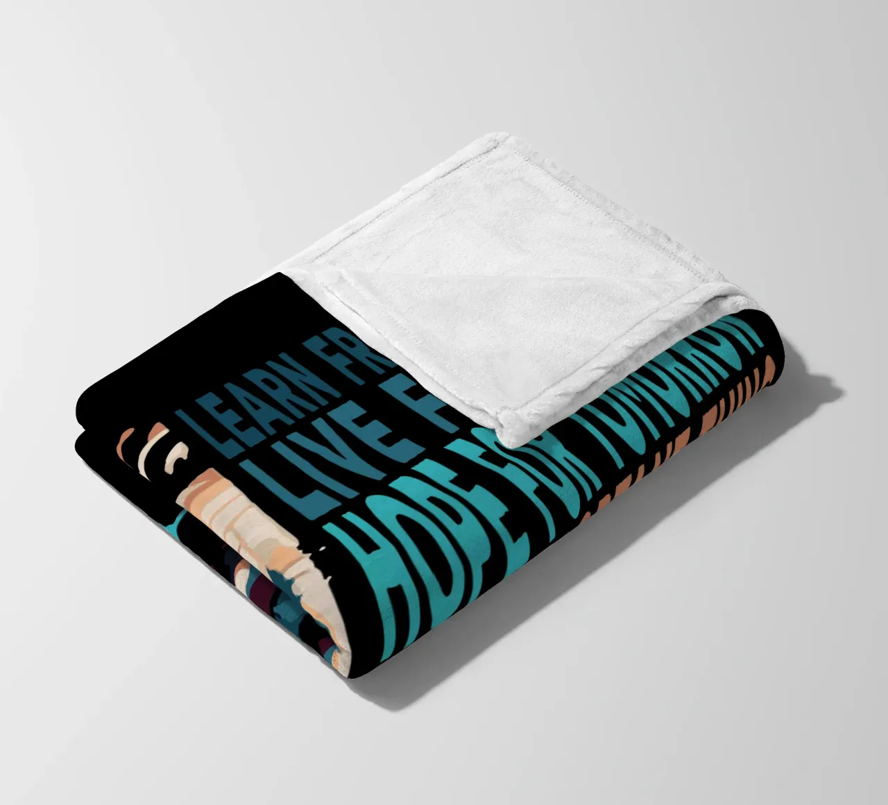 Albert Einstein Citazione coperta in pile da Gunawan Rb
