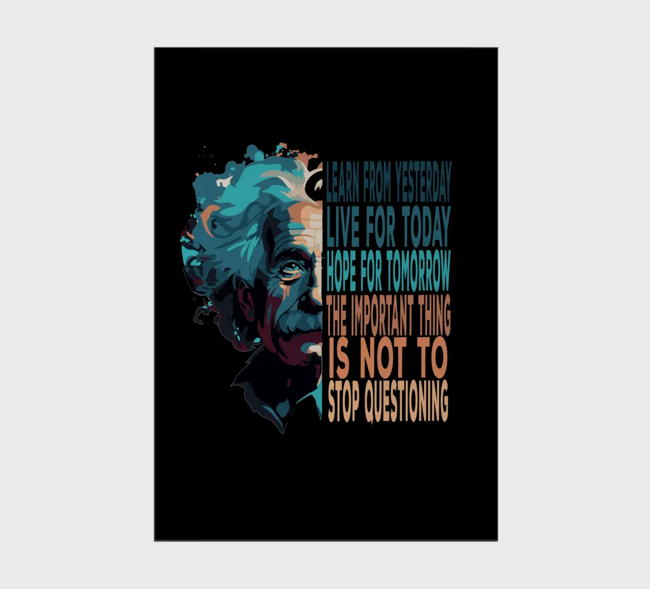 Albert Einstein Quote Notizbuch von Gunawan Rb