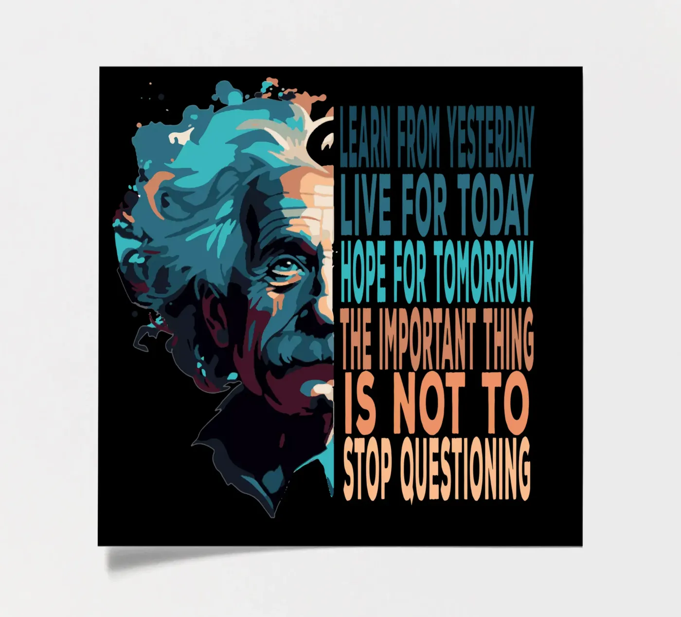 Albert Einstein Quote sticker sheet by Gunawan Rb