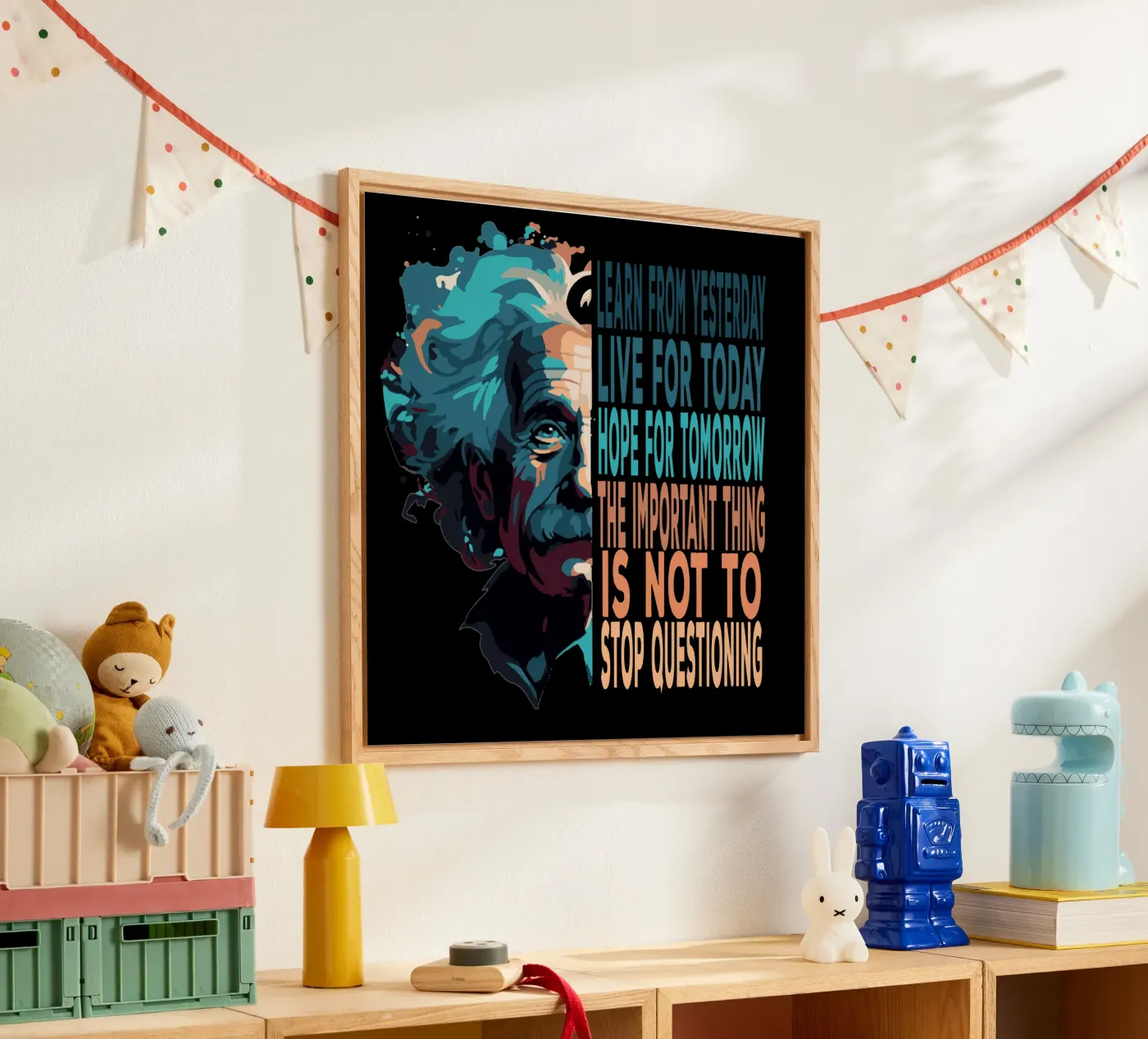Albert Einstein Citazione plexiglass da Gunawan Rb