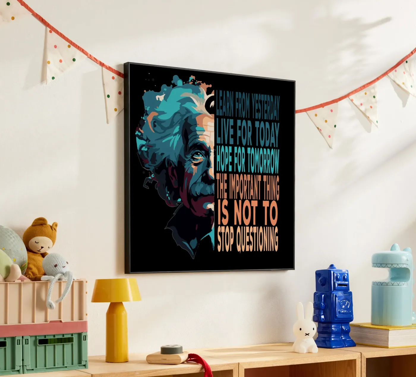Albert Einstein Quote forex plate by Gunawan Rb