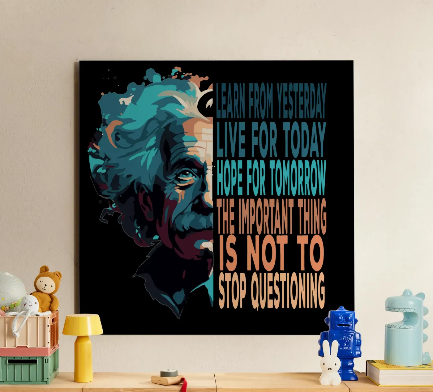Albert Einstein Quote forex plate by Gunawan Rb