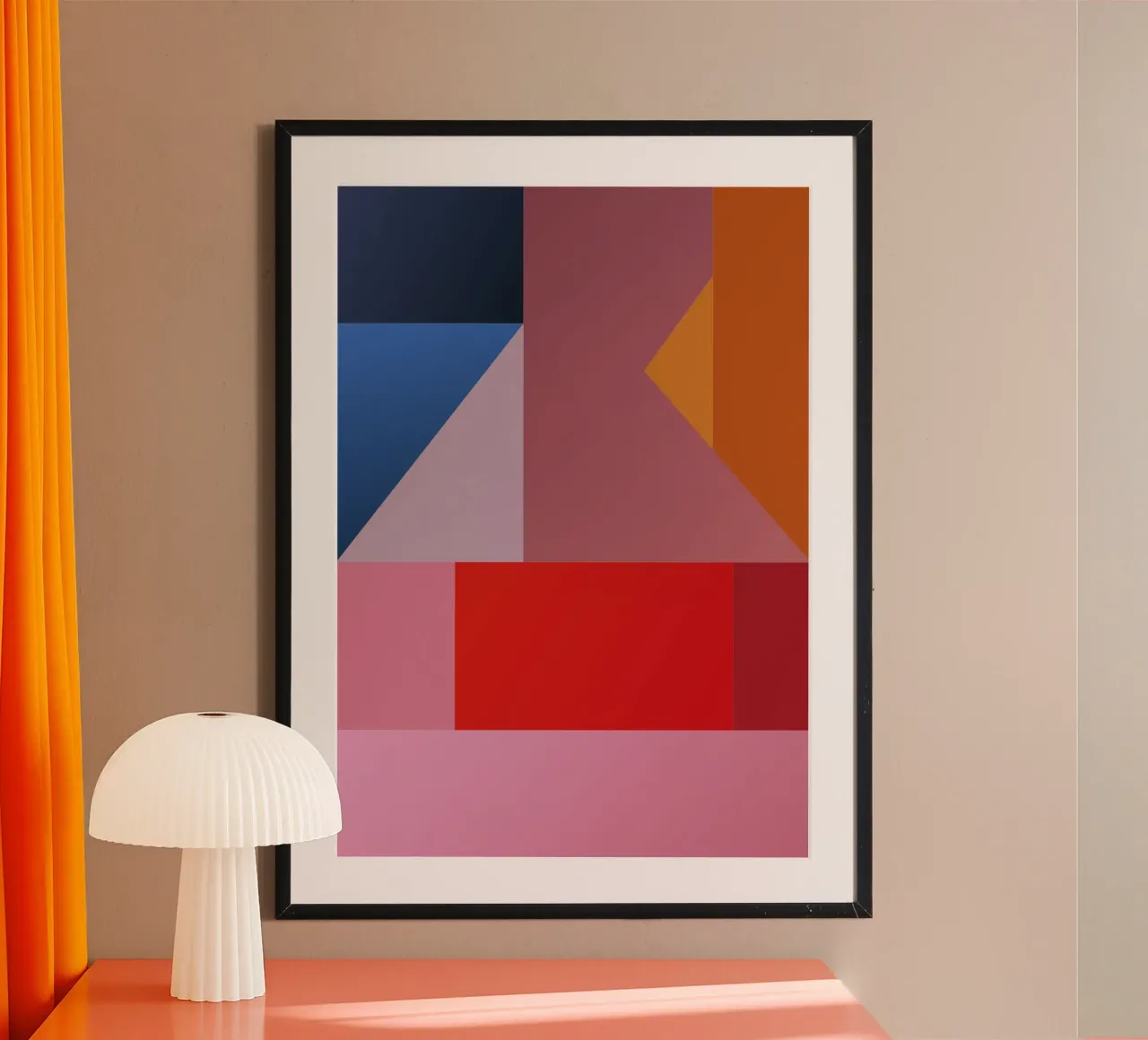 Chromatic Geometry #4 carta hahnemühle da My Tiny Home