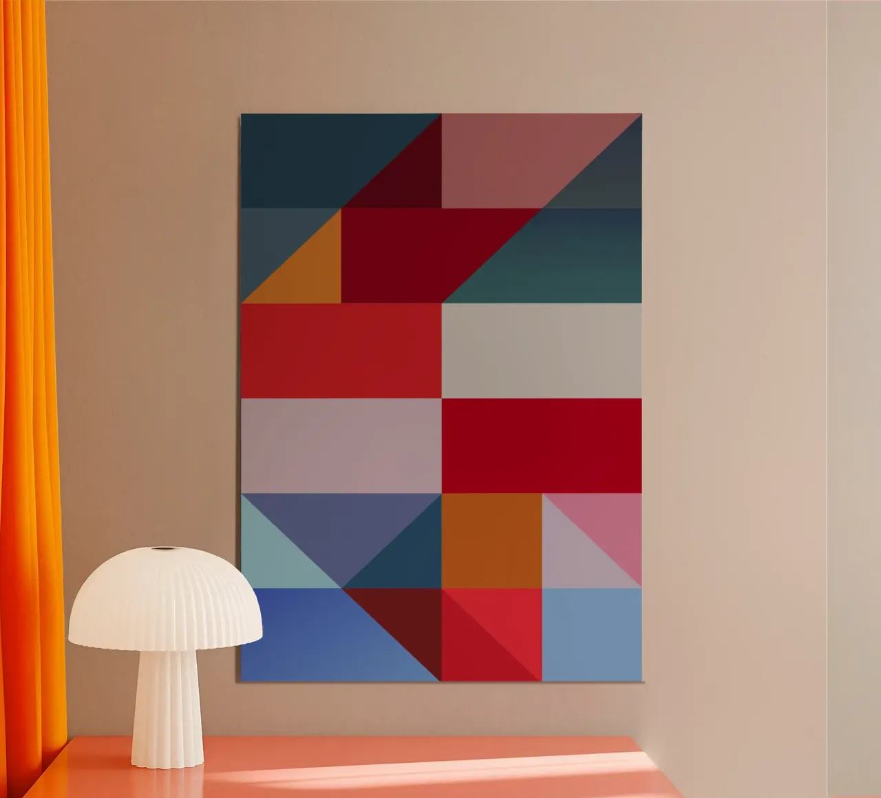 Chromatic Geometry #5 alluminio dibond da My Tiny Home