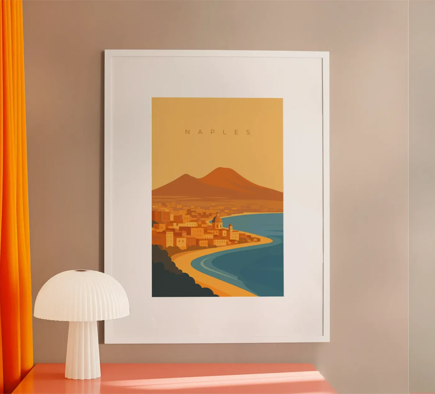 Naples poster da minimalist designs