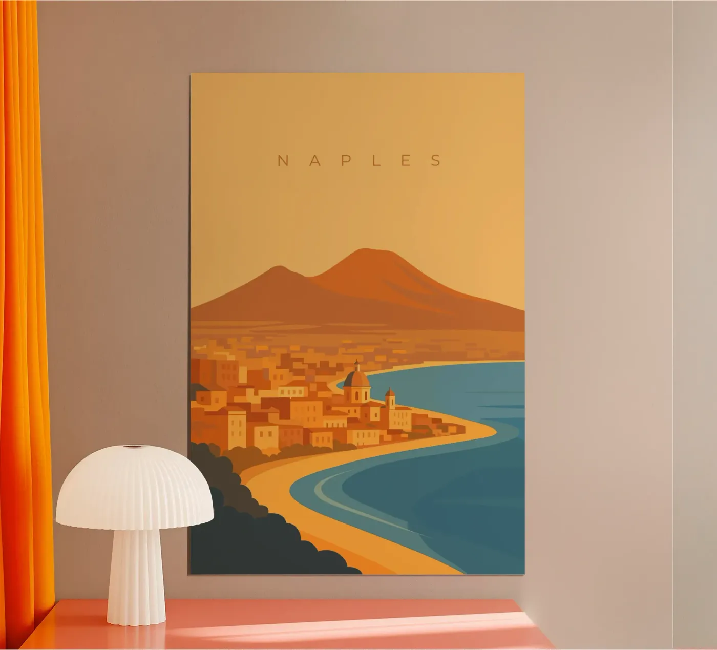 Naples poster da minimalist designs
