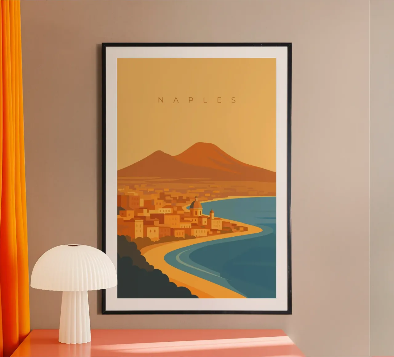 Naples poster da minimalist designs