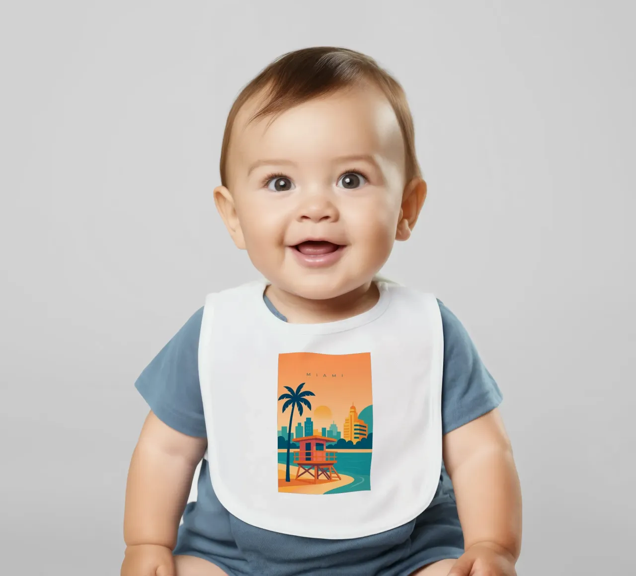 Miami bavaglino da minimalist designs