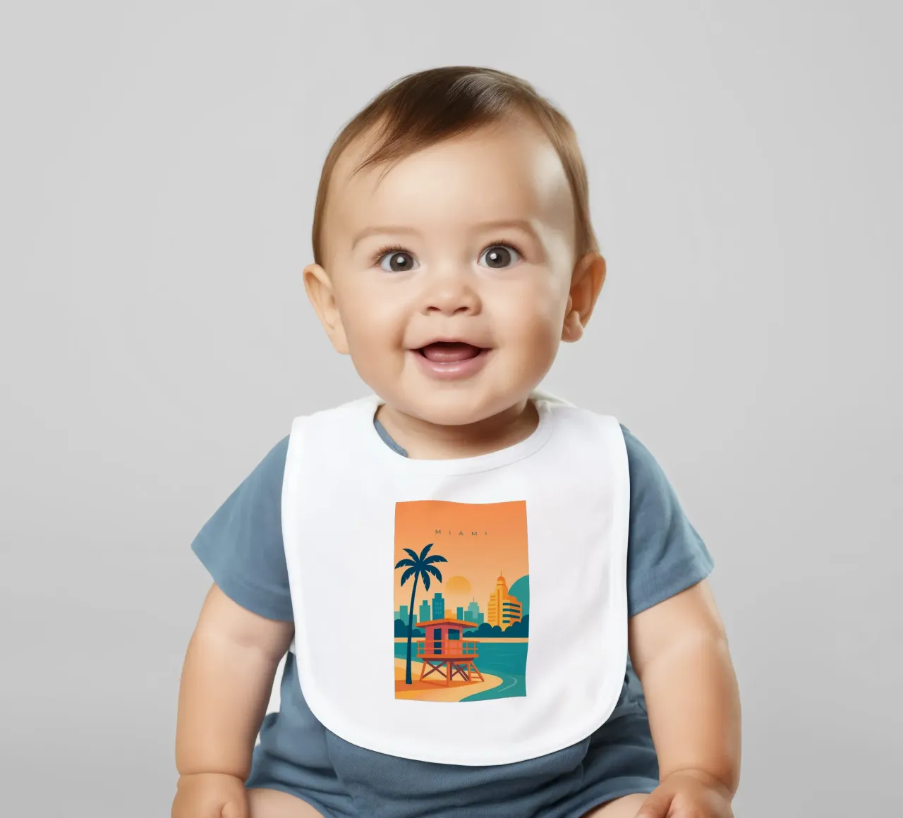 Miami bavaglino da minimalist designs