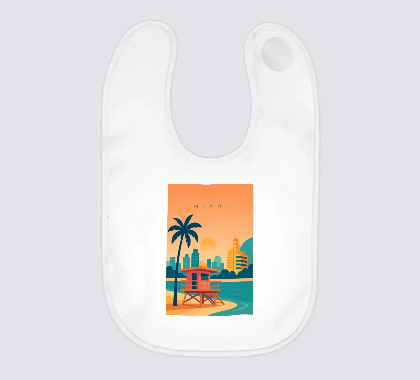 Miami bavaglino da minimalist designs