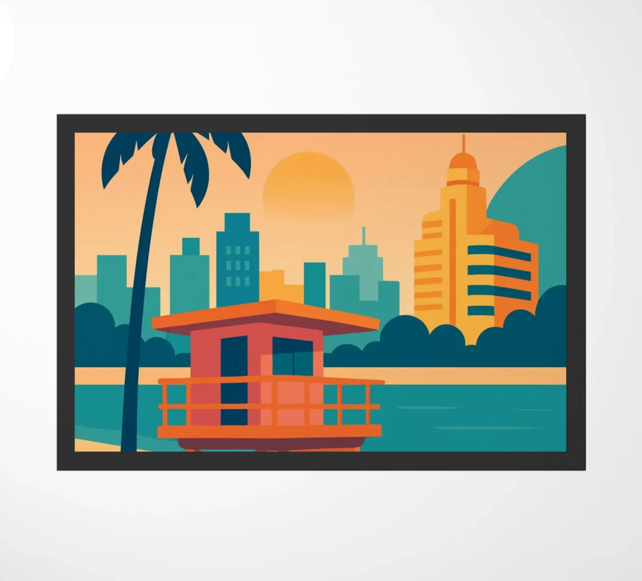 Miami doormat by minimalist designs
