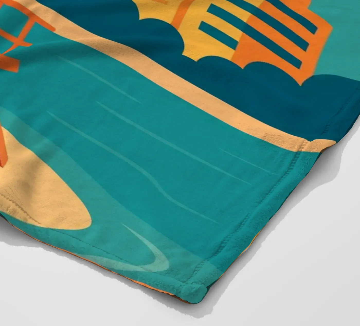 Miami coperta in pile da minimalist designs