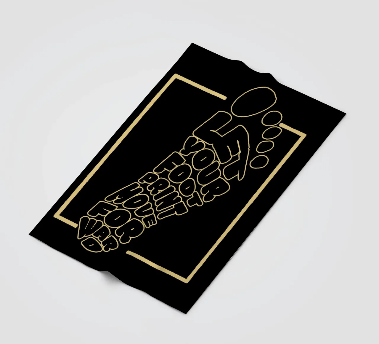 Let your footprint move forward fleece blanket by Gunawan Rb