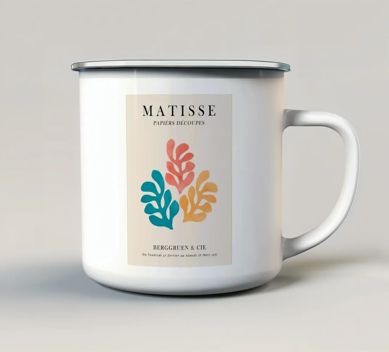 alghe colorate henri matisse tazza in smalto da walker shop