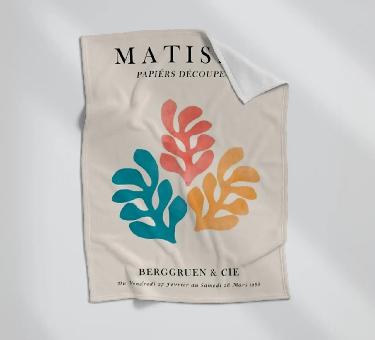 alghe colorate henri matisse coperta in pile da walker shop