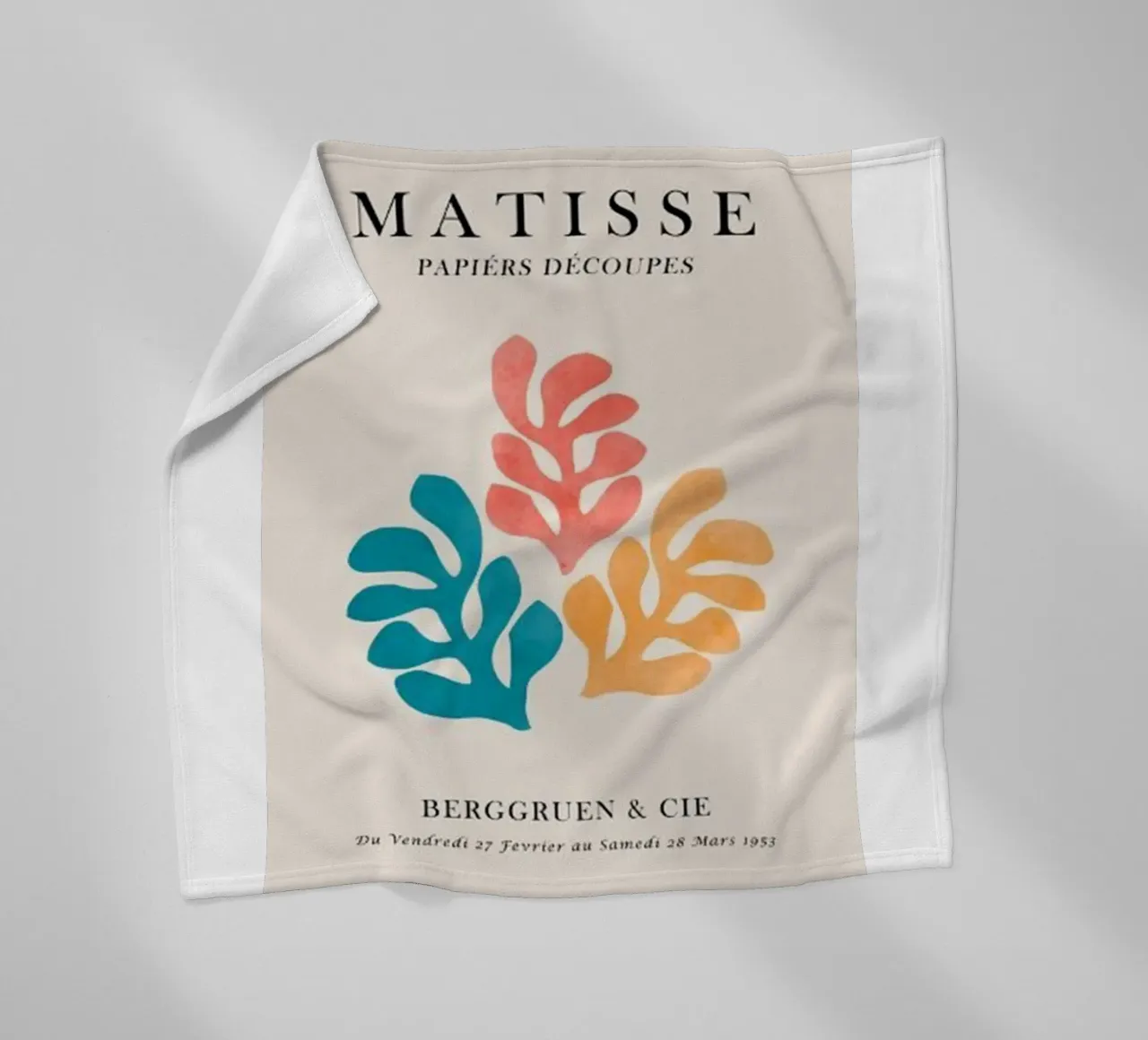 alghe colorate henri matisse coperta in pile da walker shop