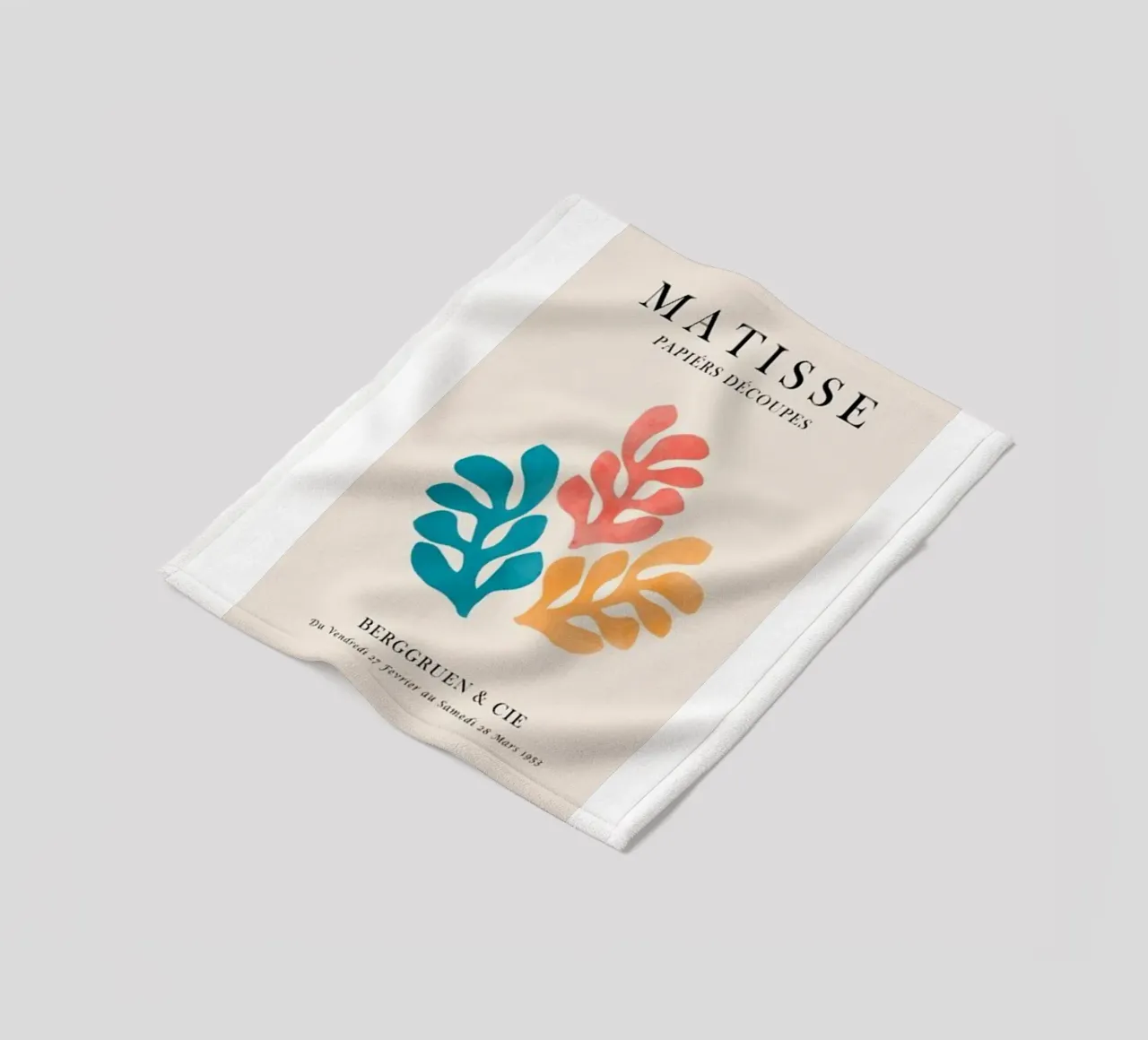 alghe colorate henri matisse coperta in pile da walker shop