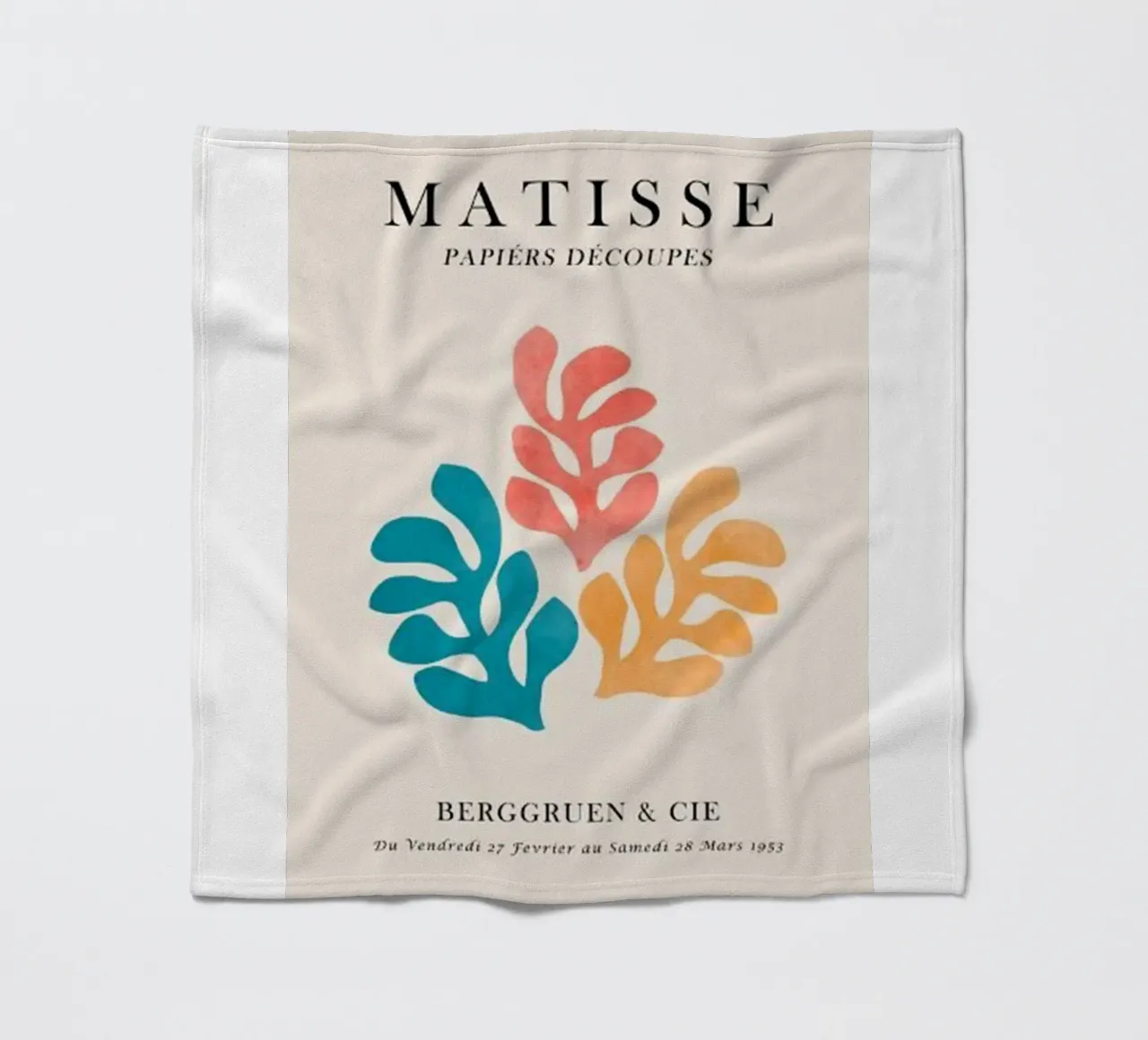 alghe colorate henri matisse coperta in pile da walker shop